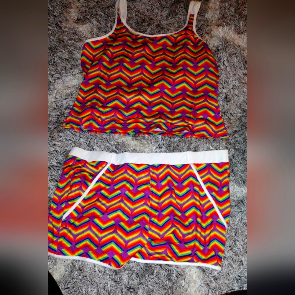 New cute colorful pajama set